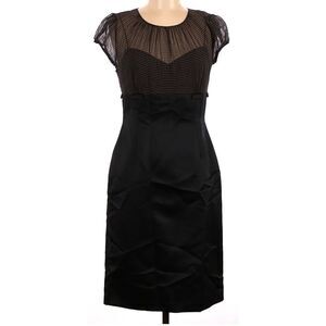 Tahari Silk Bodice Dress